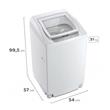 Lavarropas Carga Superior Gafa 6.5 Kilos DigiFit  Blanco