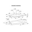 Anafe Vitrocerámico 4 Hornallas Whirlpool AKT8090L 60Cm