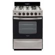 Cocina Whirlpool Multigas WFX57DW 56 Cm Acero Inoxidable