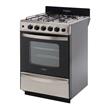 Cocina Whirlpool Multigas WFX57DW 56 Cm Acero Inoxidable