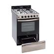 Cocina Whirlpool Multigas WFX57DW 56 Cm Acero Inoxidable