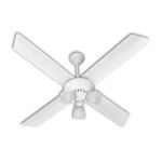 Ventilador De Techo Severbon VTA 420 Blanco con Luz