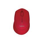 Mouse Inalámbrico Logitech M280 Rojo