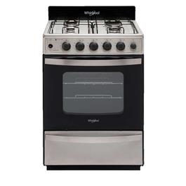 Cocina Whirlpool Multigas WFX57DW 56 Cm Acero Inoxidable