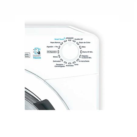Lavarropas Carga Frontal Candy 8 Kilos GVS128 Blanco