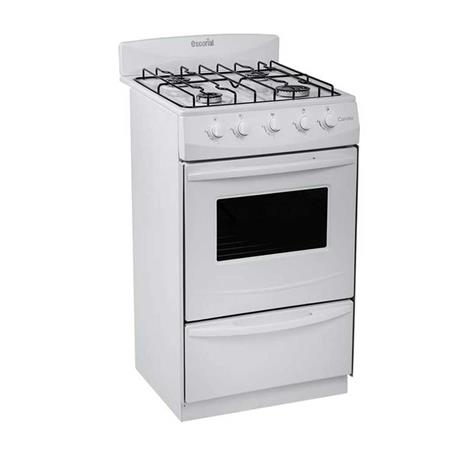 Cocina Escorial Gas Natural Candor 51 Cm Blanca