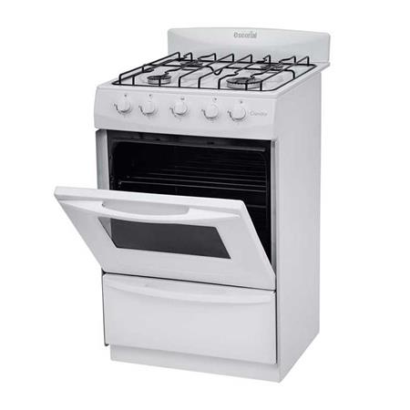 Cocina Escorial Gas Envasado Candor 51 Cm Blanca