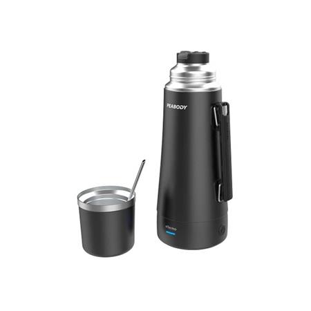 Termo Peabody Acero Inoxidable PE-ET1001N 1 Lt Negro
