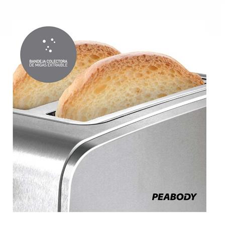 Tostadora Peabody PE-T8127 7 Niveles 850 Watts