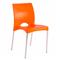 Silla de Plástico Garden Life Boston Apilable Naranja